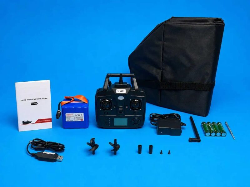 Карповый кораблик 24000 mah D16 GPS 16 точек для рыбалки карповый Рибпацький Прикормочный Кораблик для риболовлі Сумка до 500м — фото 4