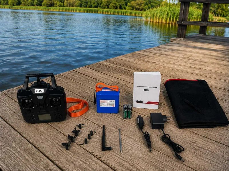 Карповый Кораблик для рыбалки GPS 12000 mAh D16 16 точек Карповый для Рыбалки Кароповий риболовлі Прикормочный Рибацький Прикормки для карпа кораблик — фото 5