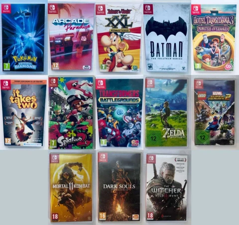 Картриджі для Nintendo Switch, Nintendo 3DS, Nintendo DS, Atari 2600