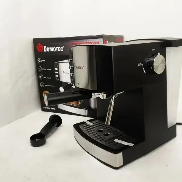 Кавоварка електрична Domotec MS-113, еспресо-машина 850 Вт, 15 бар, 1,6 л кофе машина кофеварка — фото 4
