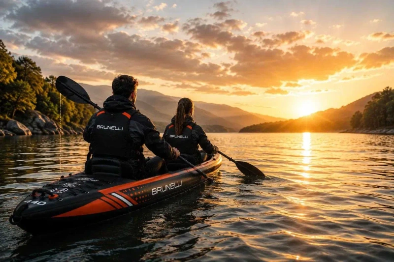 Каяк байдарка 2 місця Sevylor TR 3.0 КАЯК Kayak Molveno байдарка SUP САП дошка 2 шари доска надувна Aqua Marina Tomahawk AIR C K AquaMarina Brunelli — фото 4