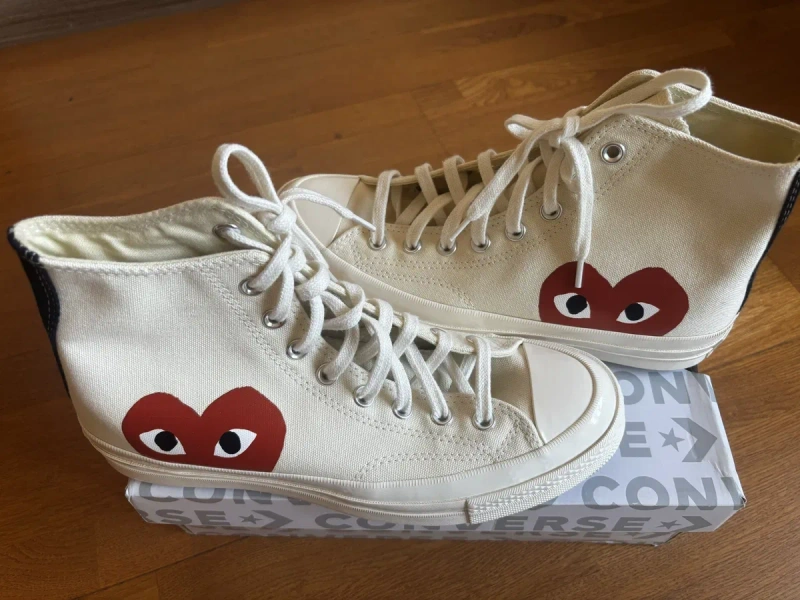 Кеди  Converse x Comme Des Garcons PLAY  Жіночі 41.5 Розмір — фото 3
