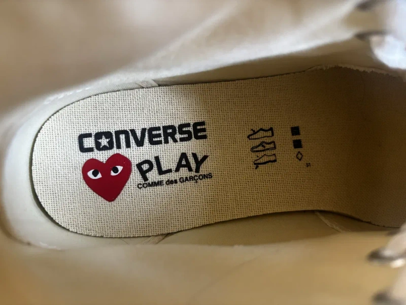 Кеди  Converse x Comme Des Garcons PLAY  Жіночі 41.5 Розмір — фото 5