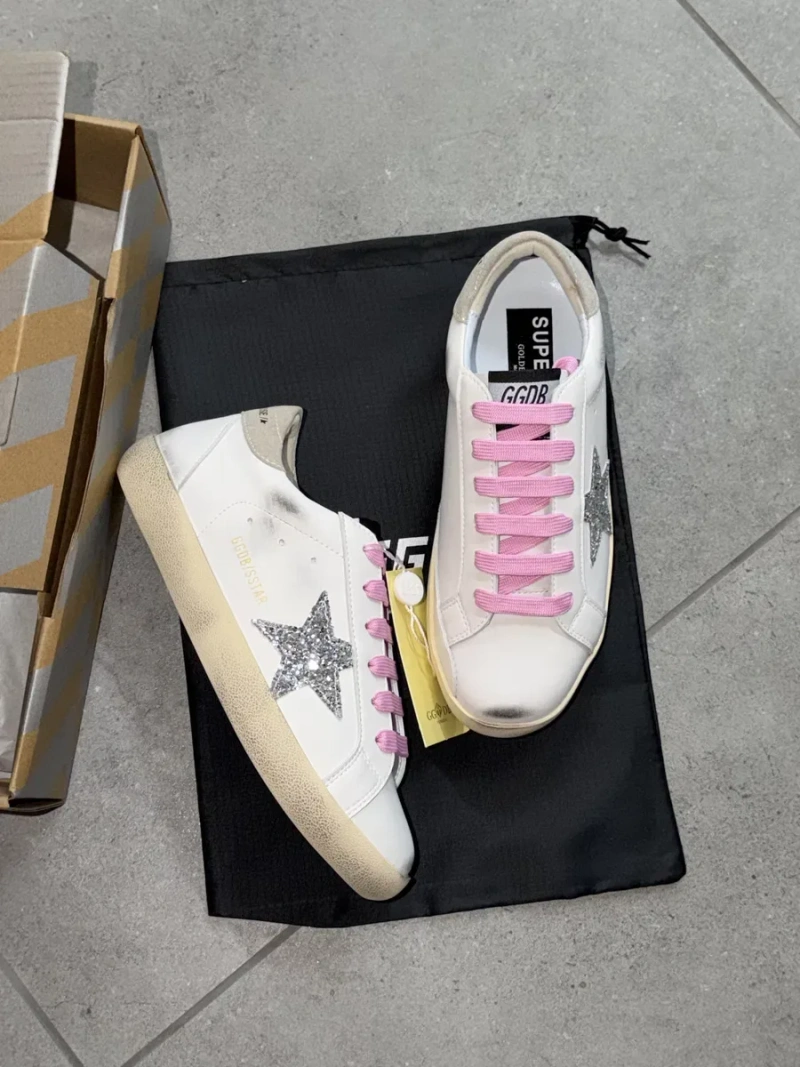 Кеди golden goose 37,38 розміри ,срібна зірка голен — фото 2