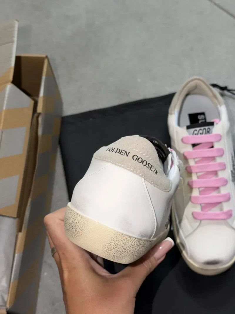 Кеди golden goose 37,38 розміри ,срібна зірка голен — фото 4