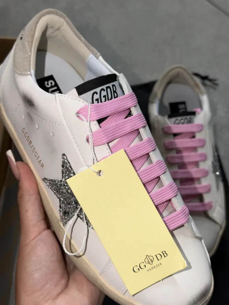 Кеди golden goose 37,38 розміри ,срібна зірка голен — фото 5