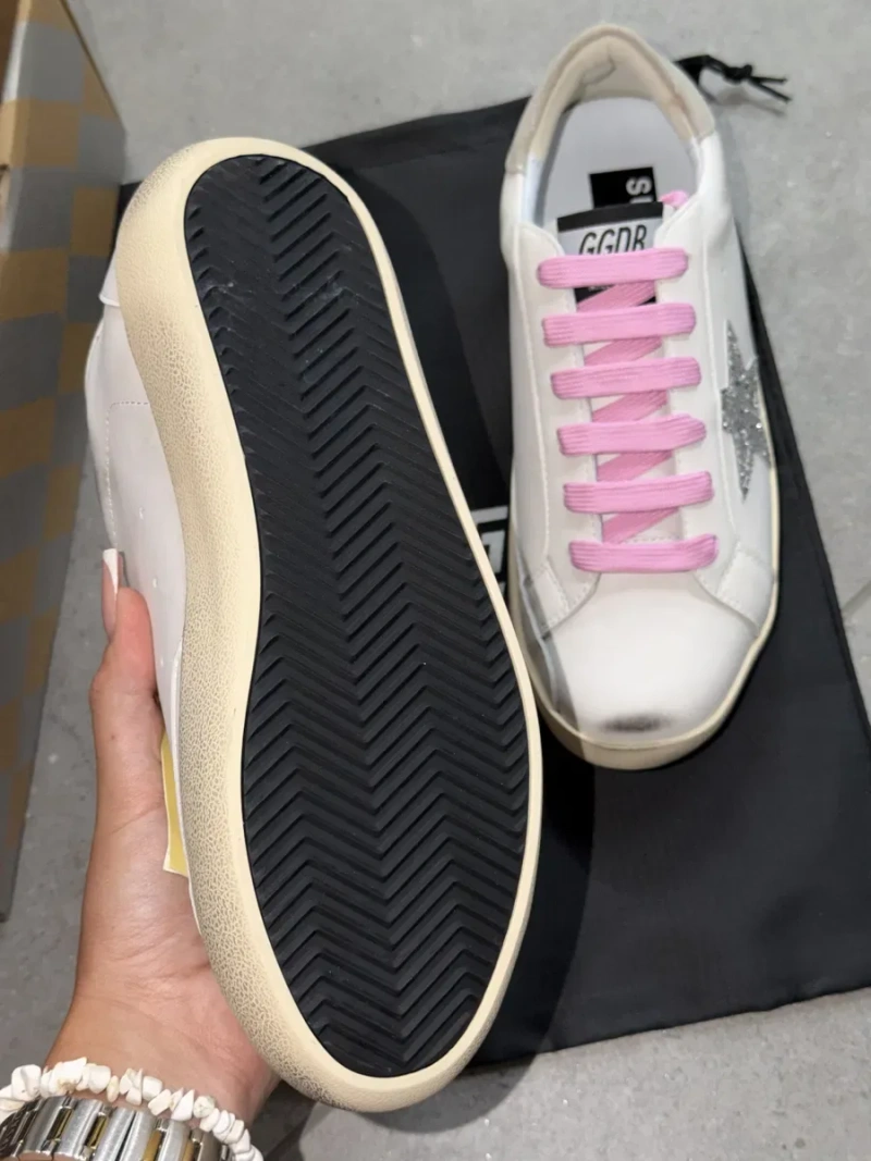 Кеди golden goose 37,38 розміри ,срібна зірка голен — фото 7
