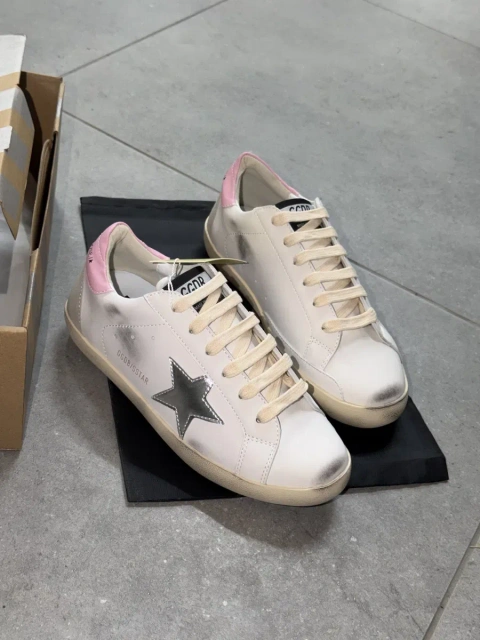 Кеди golden goose 39 розмір,родевий залник голен гус