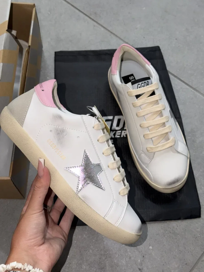 Кеди golden goose 39 розмір,родевий залник голен гус — фото 3