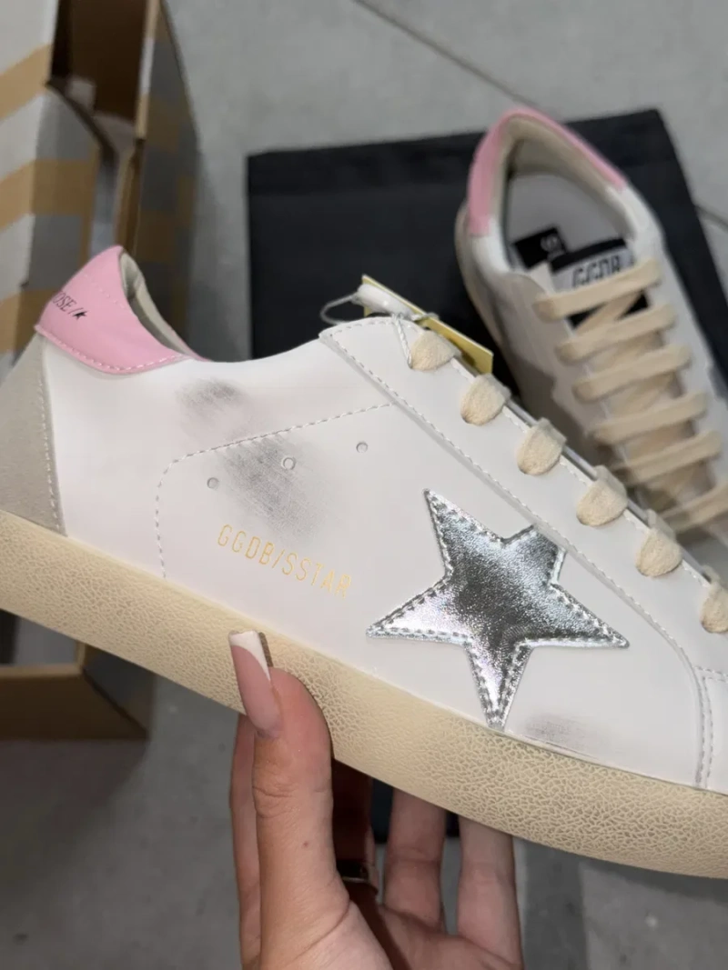 Кеди golden goose 39 розмір,родевий залник голен гус — фото 4