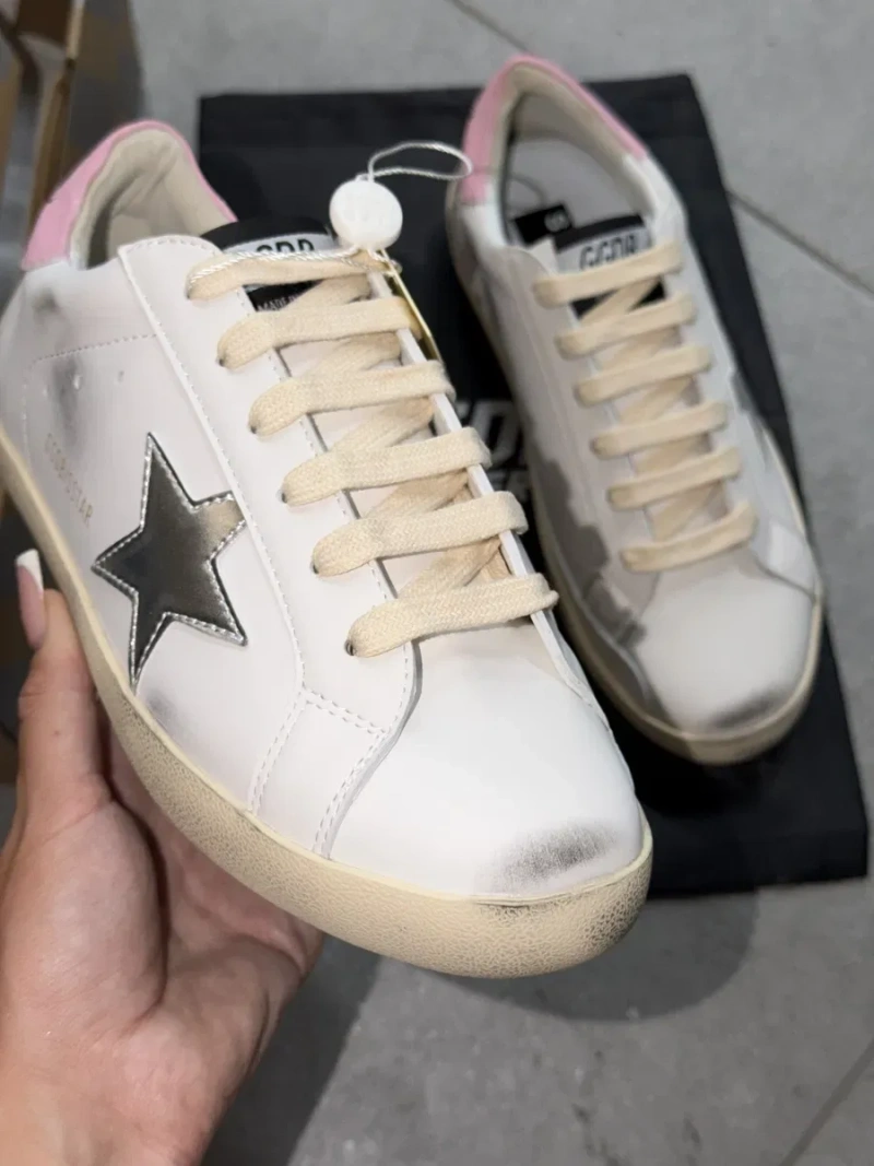 Кеди golden goose 39 розмір,родевий залник голен гус — фото 6