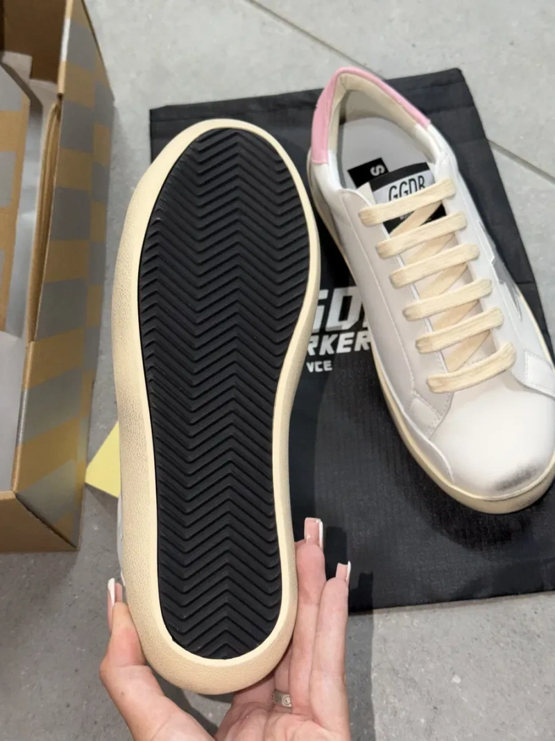 Кеди golden goose 39 розмір,родевий залник голен гус — фото 7
