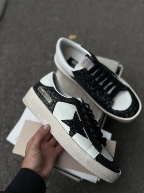 Кеди кросівки голден гуз golden goose gg кроссовки гуси со звездой женские с потертостями