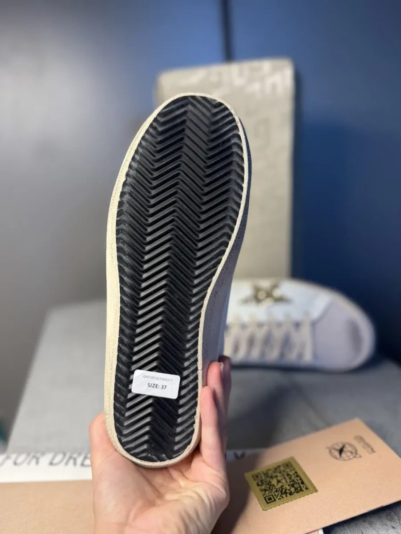 Кеди кросівки голден гуз golden goose gg кроссовки гуси со звездой женские с потертостями — фото 6