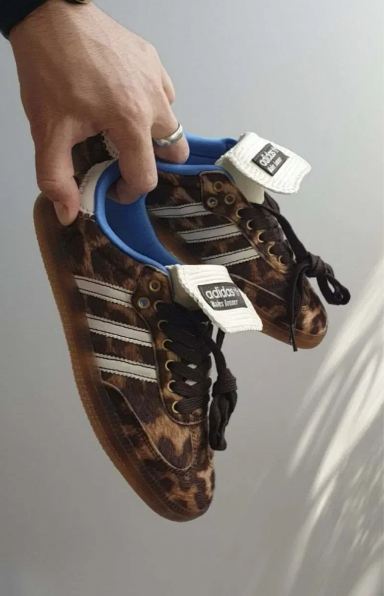 Кеди Кросівки кроссовки Adidas Samba Pony Wales Bonner Leopard — фото 2