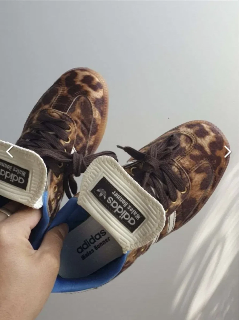 Кеди Кросівки кроссовки Adidas Samba Pony Wales Bonner Leopard — фото 3