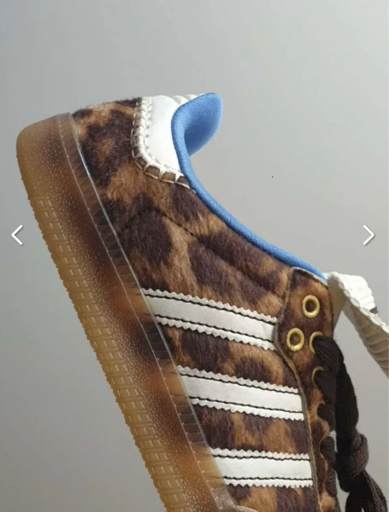 Кеди Кросівки кроссовки Adidas Samba Pony Wales Bonner Leopard — фото 6