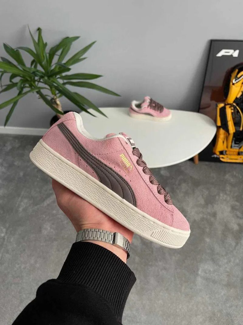 Кеди Puma Suede XL Future Pink кросівки пума рожеві коричневі — фото 2