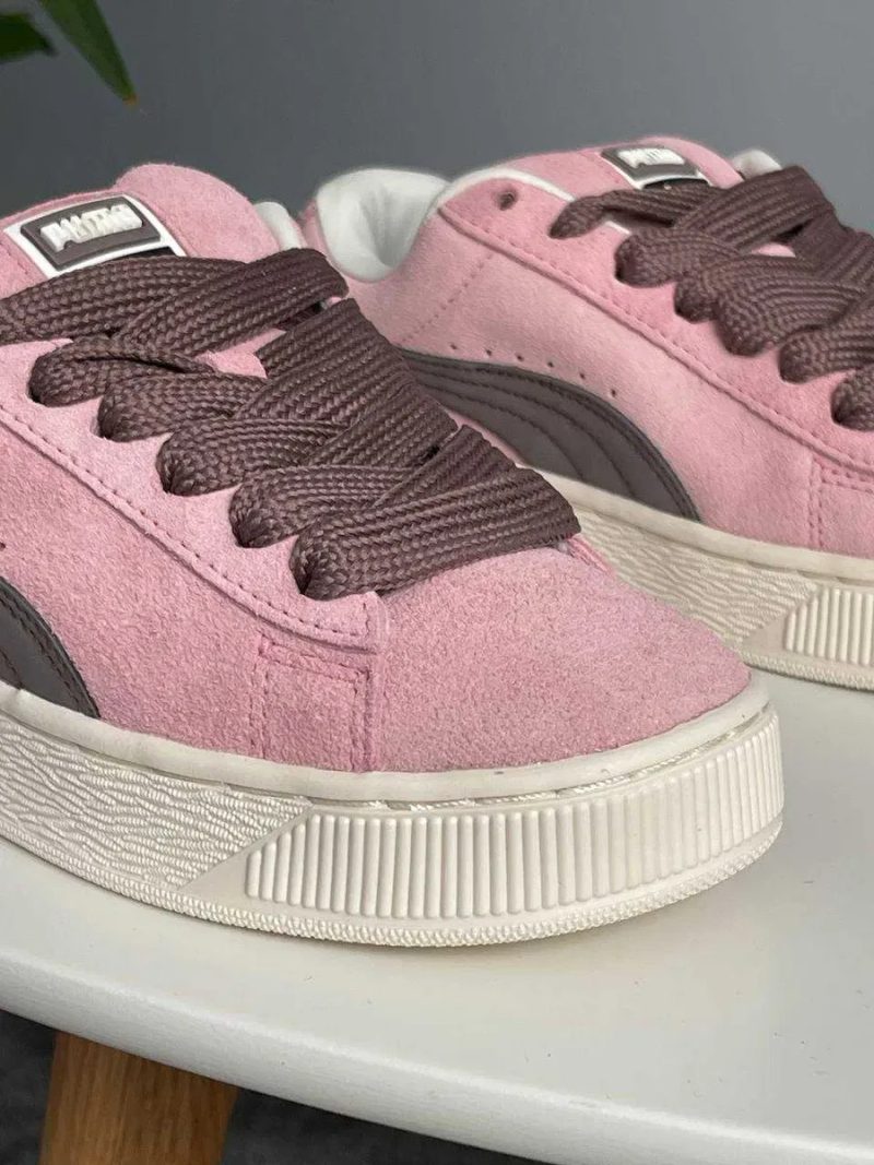 Кеди Puma Suede XL Future Pink кросівки пума рожеві коричневі — фото 3