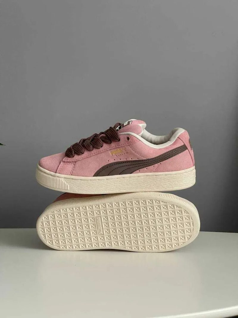 Кеди Puma Suede XL Future Pink кросівки пума рожеві коричневі — фото 5