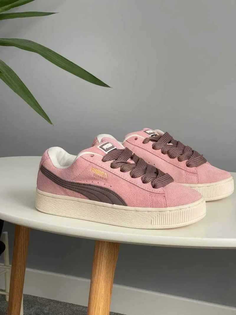 Кеди Puma Suede XL Future Pink кросівки пума рожеві коричневі — фото 7