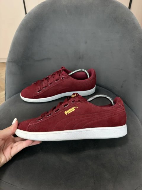 Кеди жіночі, Puma Vikky бордові (розмір 39) оригінал