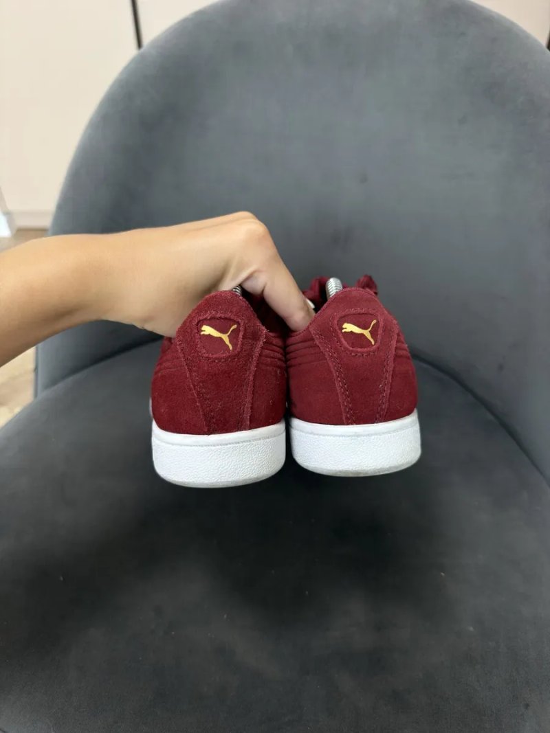Кеди жіночі, Puma Vikky бордові (розмір 39) оригінал — фото 4