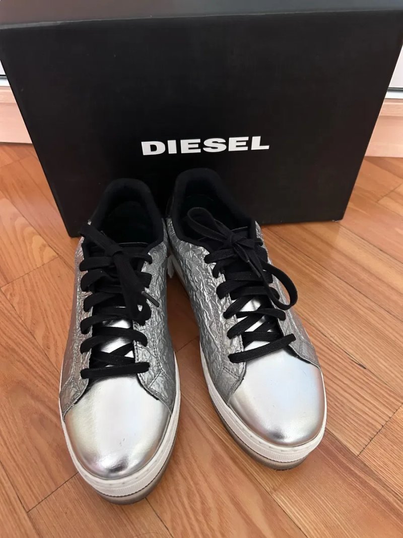 Кеды женские Diesel из натуральной кожи — фото 2