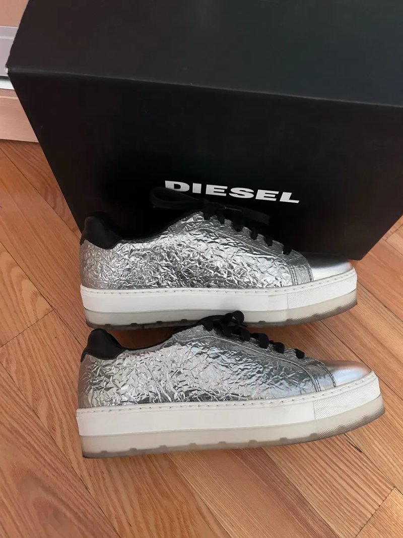 Кеды женские Diesel из натуральной кожи — фото 3