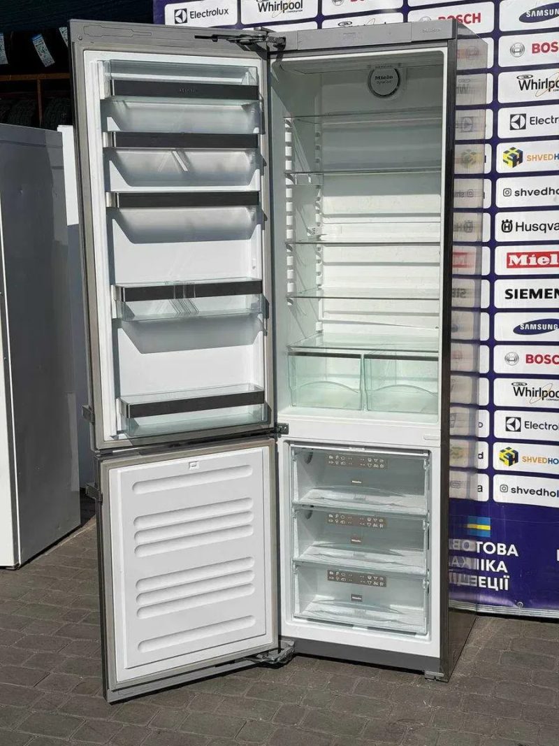 Холодильник б/в Miele No Frost 200см металік ГАРАНТІЯ #08377 — фото 5