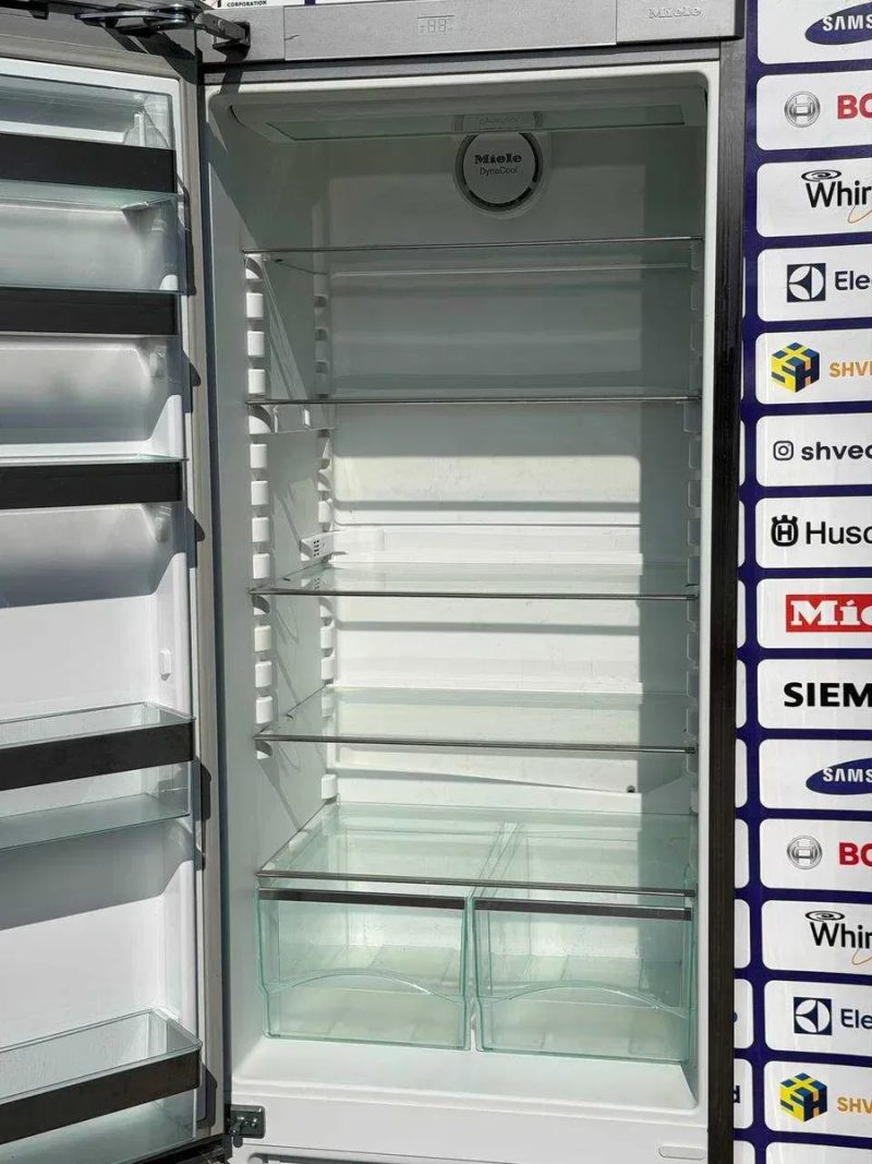 Холодильник б/в Miele No Frost 200см металік ГАРАНТІЯ #08377 — фото 6