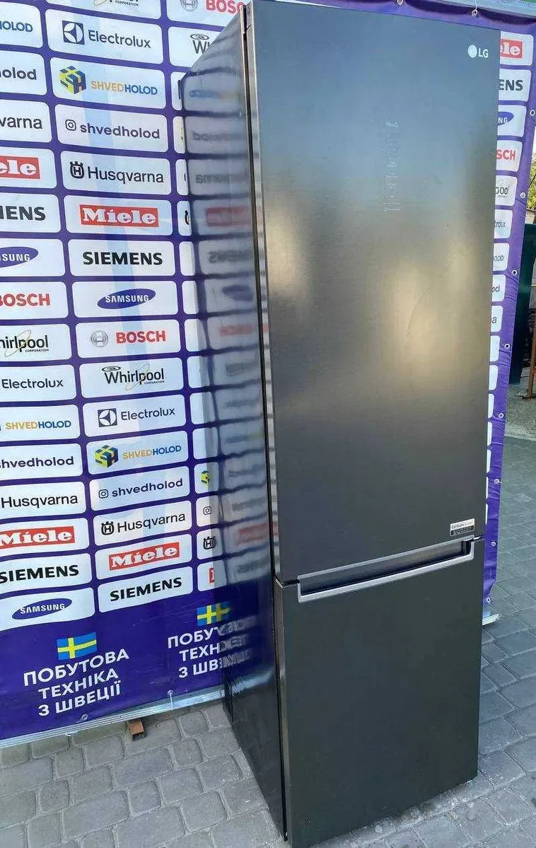 Холодильник б/в преміального класу LG 200/60/60 Графіт No Frost #08408 — фото 3