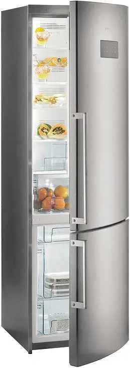 Холодильник Gorenje NoFrost NRK 6201TX нержавейка 2м.