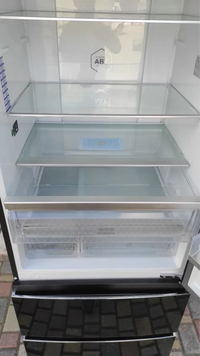 Холодильник Haier чорний 436 л / No Frost / Інвертор / 70 см — фото 8