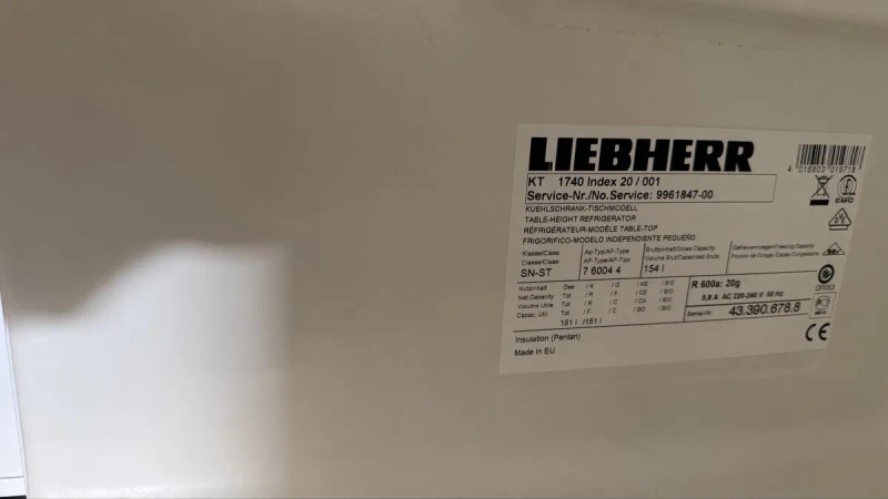 Холодильник Liebherr SN-T7600441541 на 154 літра — фото 3