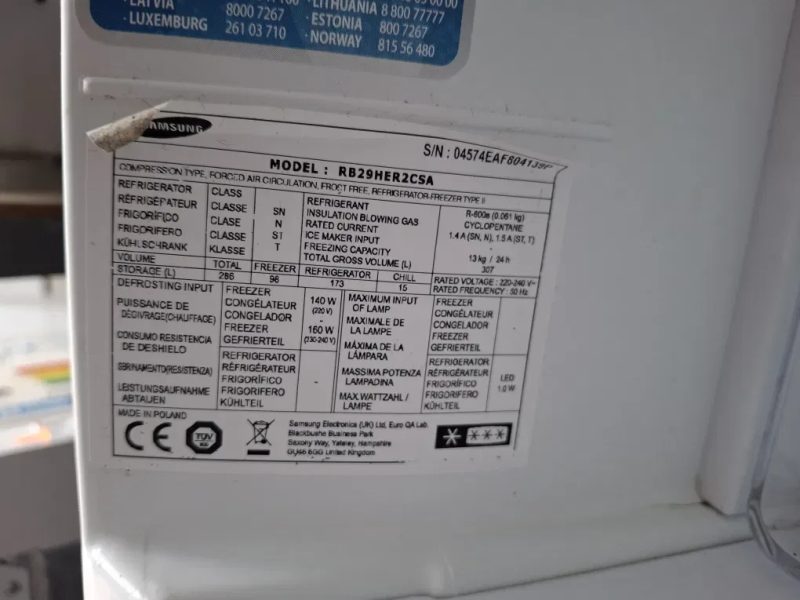 Холодильник Samsung model RB29HER2CSA — фото 7