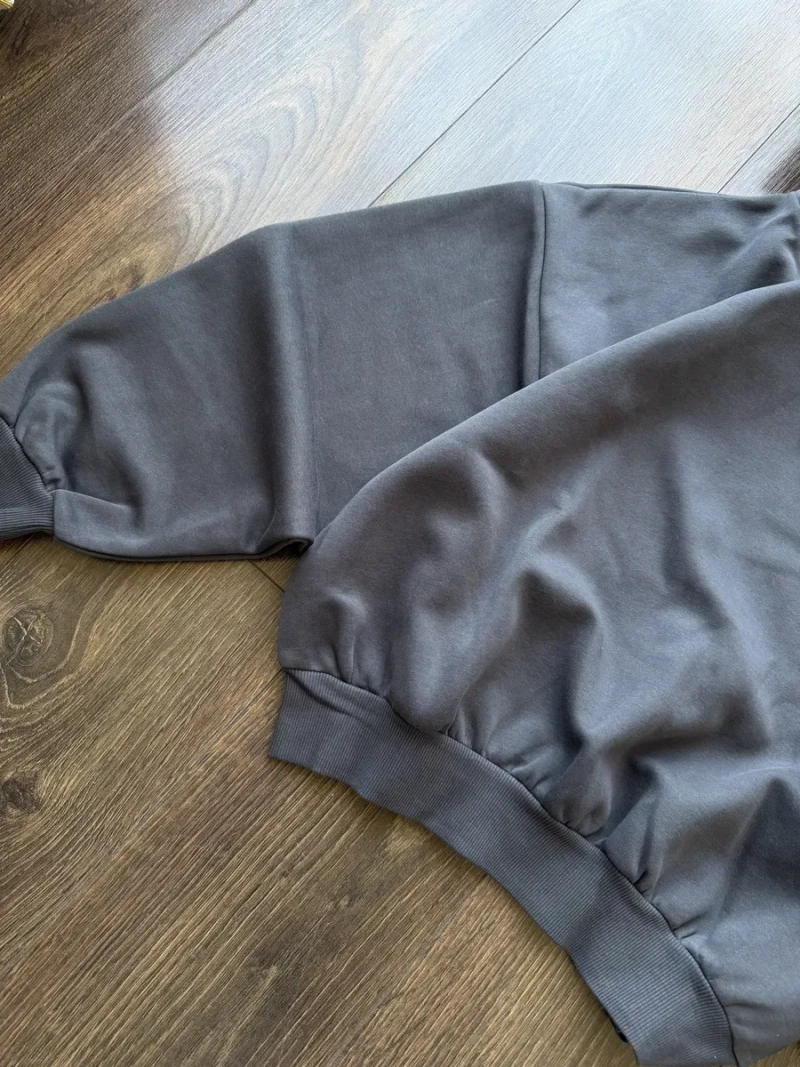 Худі Boxy Fit Сіре Оверсайз Широке Худі Baggy YZY Yeezy Gap Y2K SK8 — фото 3