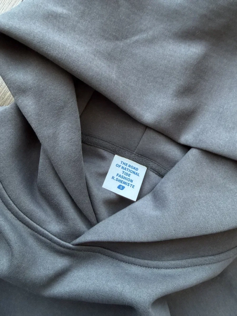 Худі Boxy Fit Сіре Оверсайз Широке Худі Baggy YZY Yeezy Gap Y2K SK8 — фото 4