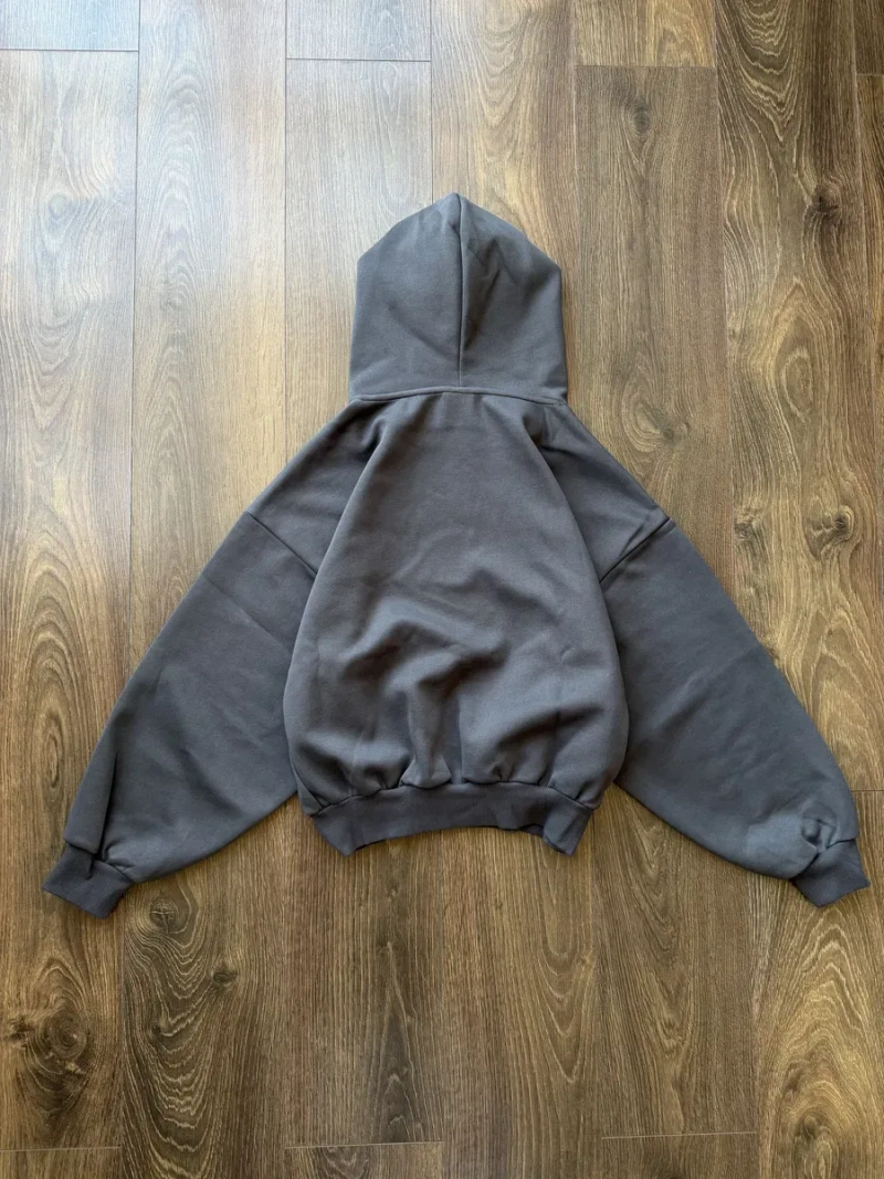 Худі Boxy Fit Сіре Оверсайз Широке Худі Baggy YZY Yeezy Gap Y2K SK8 — фото 5