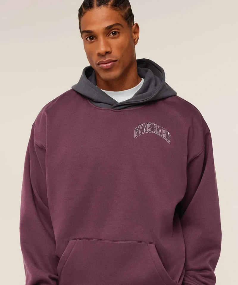 Худі Gymshark Collegiate Tech Оверсайз Кофта Джимшарк Оригінал США — фото 5