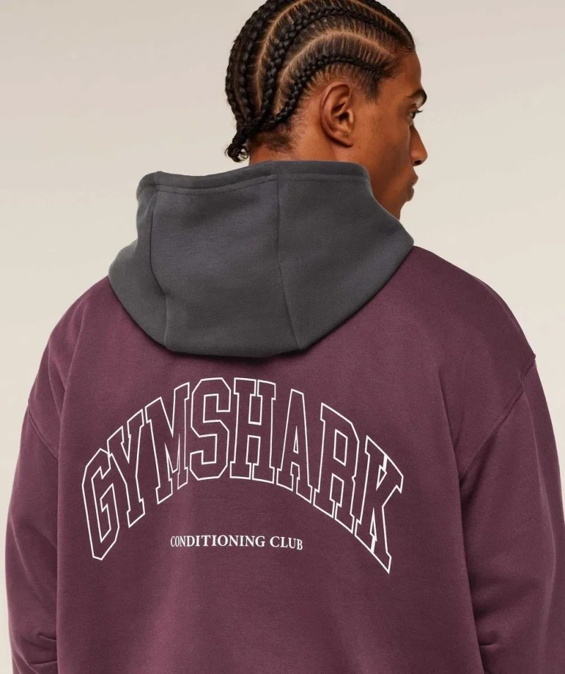 Худі Gymshark Collegiate Tech Оверсайз Кофта Джимшарк Оригінал США — фото 6