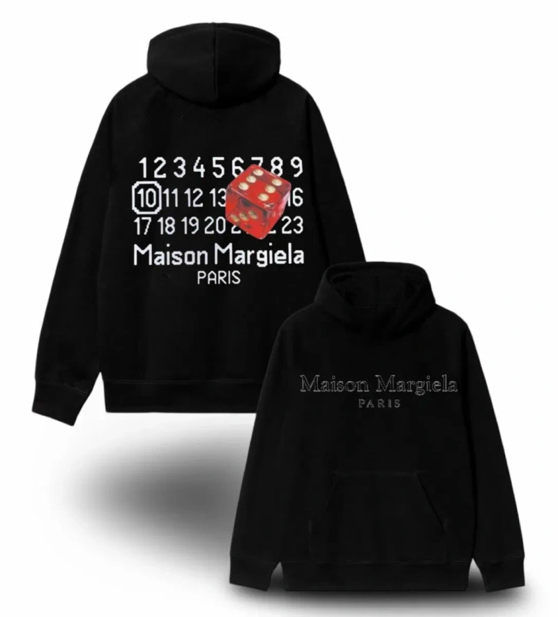 Худи Maison Margiela Paris Logo Унисекс  кофта мейсон марджела MM6 — фото 2