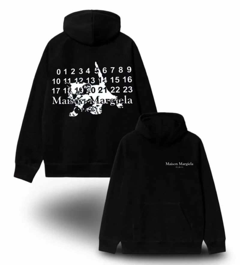 Худи Maison Margiela Paris Logo Унисекс  кофта мейсон марджела MM6 — фото 3