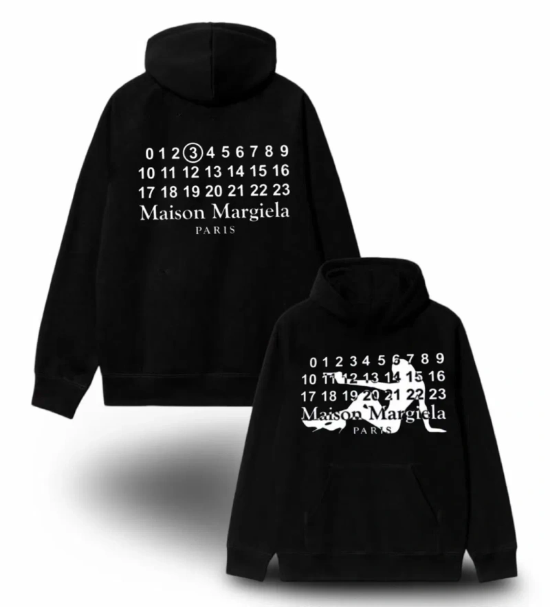 Худи Maison Margiela Paris Logo Унисекс  кофта мейсон марджела MM6 — фото 4