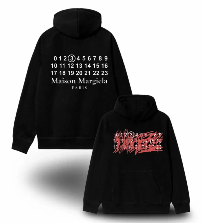 Худи Maison Margiela Paris Logo Унисекс  кофта мейсон марджела MM6 — фото 5