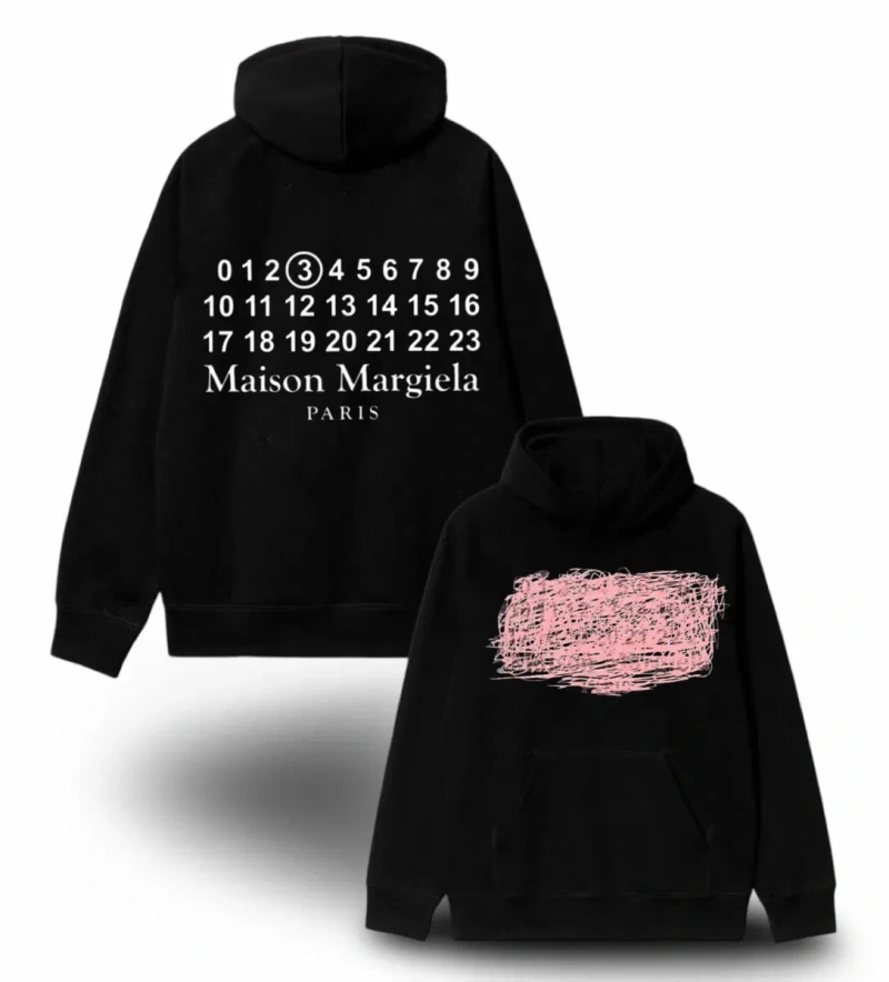 Худи Maison Margiela Paris Logo Унисекс  кофта мейсон марджела MM6 — фото 6