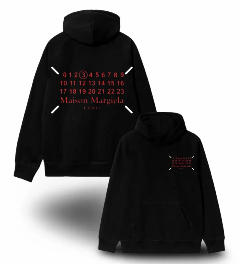 Худи Maison Margiela Paris Logo Унисекс  кофта мейсон марджела MM6 — фото 7