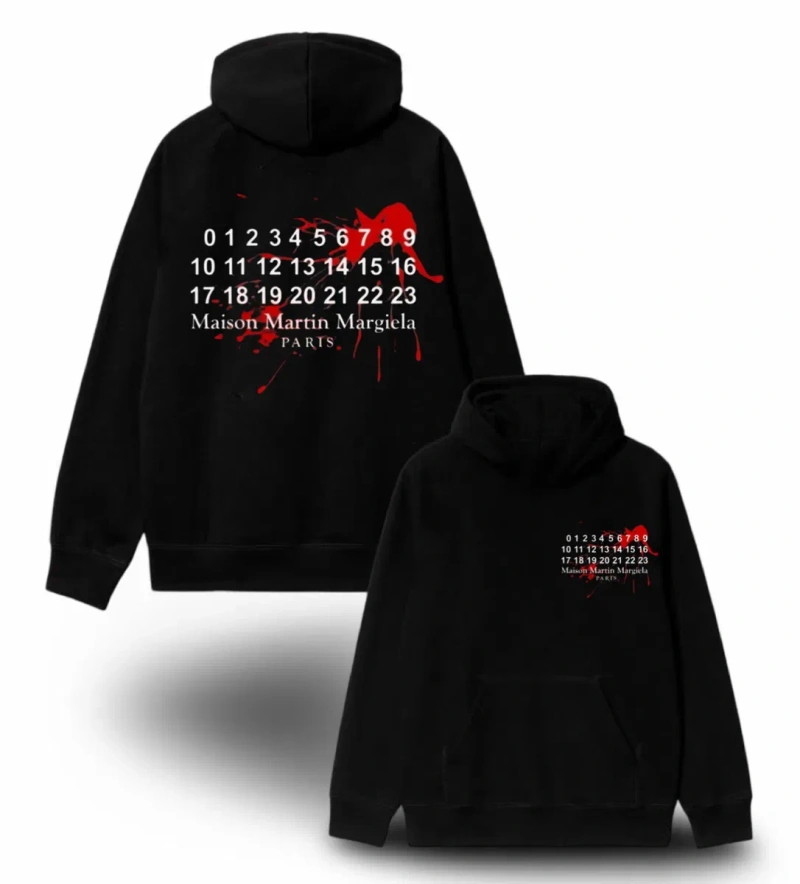 Худи Maison Margiela Paris Logo Унисекс  кофта мейсон марджела MM6 — фото 8