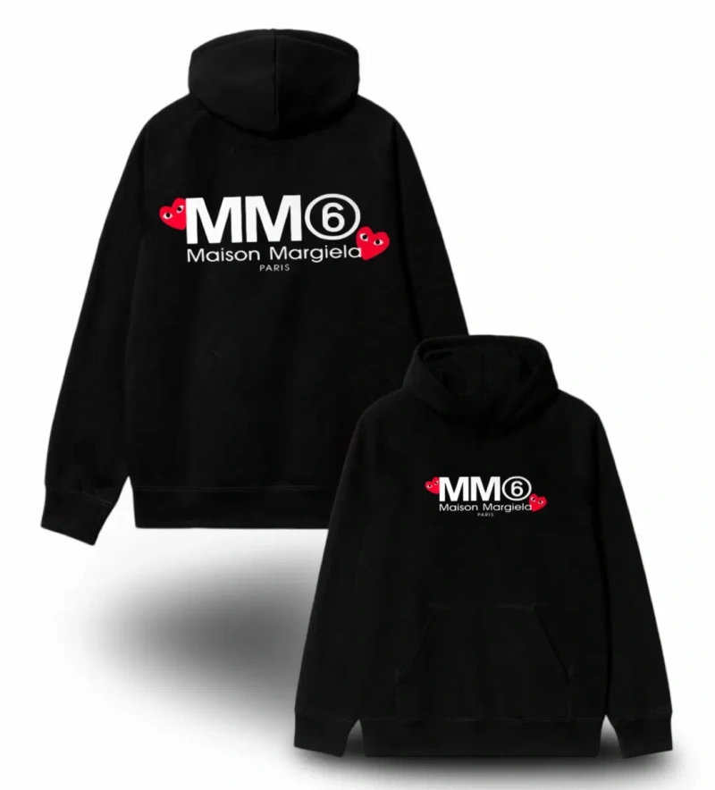 Худи Maison Margiela Paris Logo Унисекс мейсон марджела MM6 толстовка — фото 5