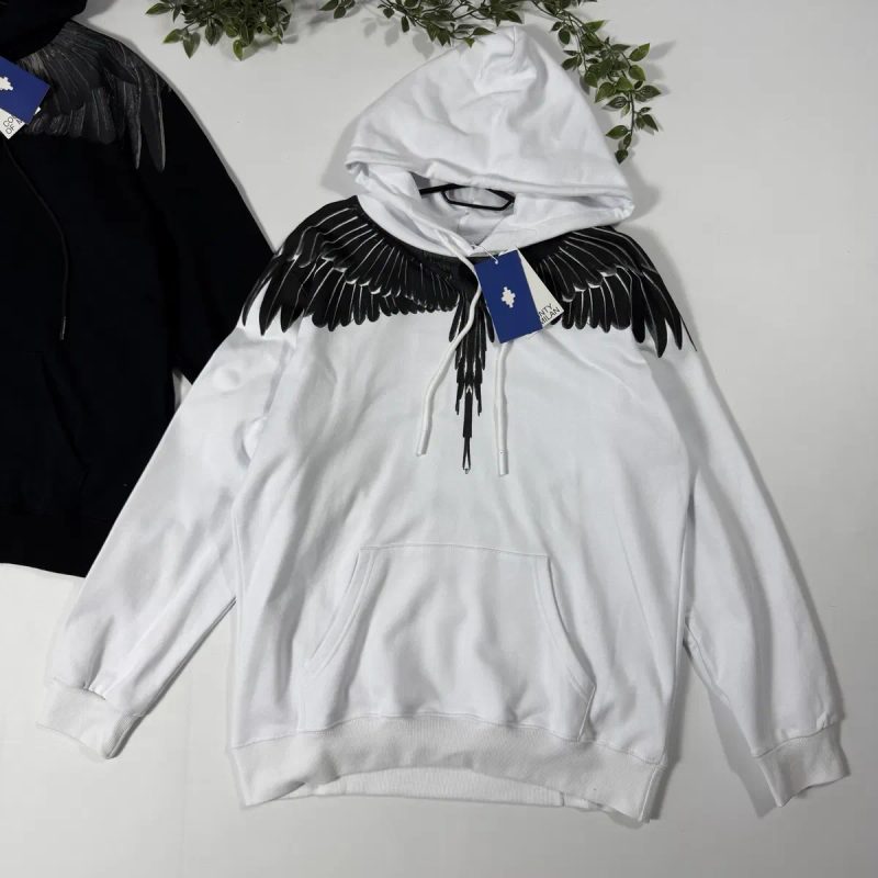 Худі Marcelo Burlon S-XL худак марсело бурлон кофта з крилами принт орла зіпка світшот — фото 2